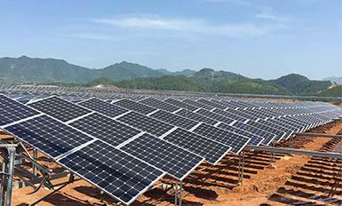 常景30MWP農光互補雙軸太陽跟蹤光伏發電站并網發電